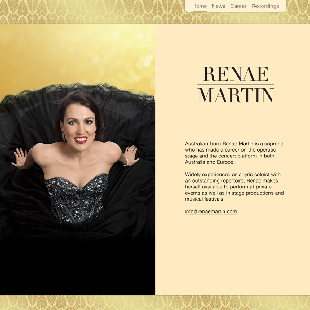 Renae Martin's website